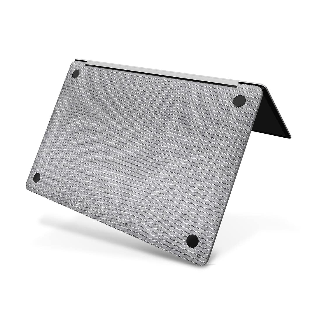 Macbook pro 13'' (touch bar,2018) honeycomb silver skin | wrapitskin