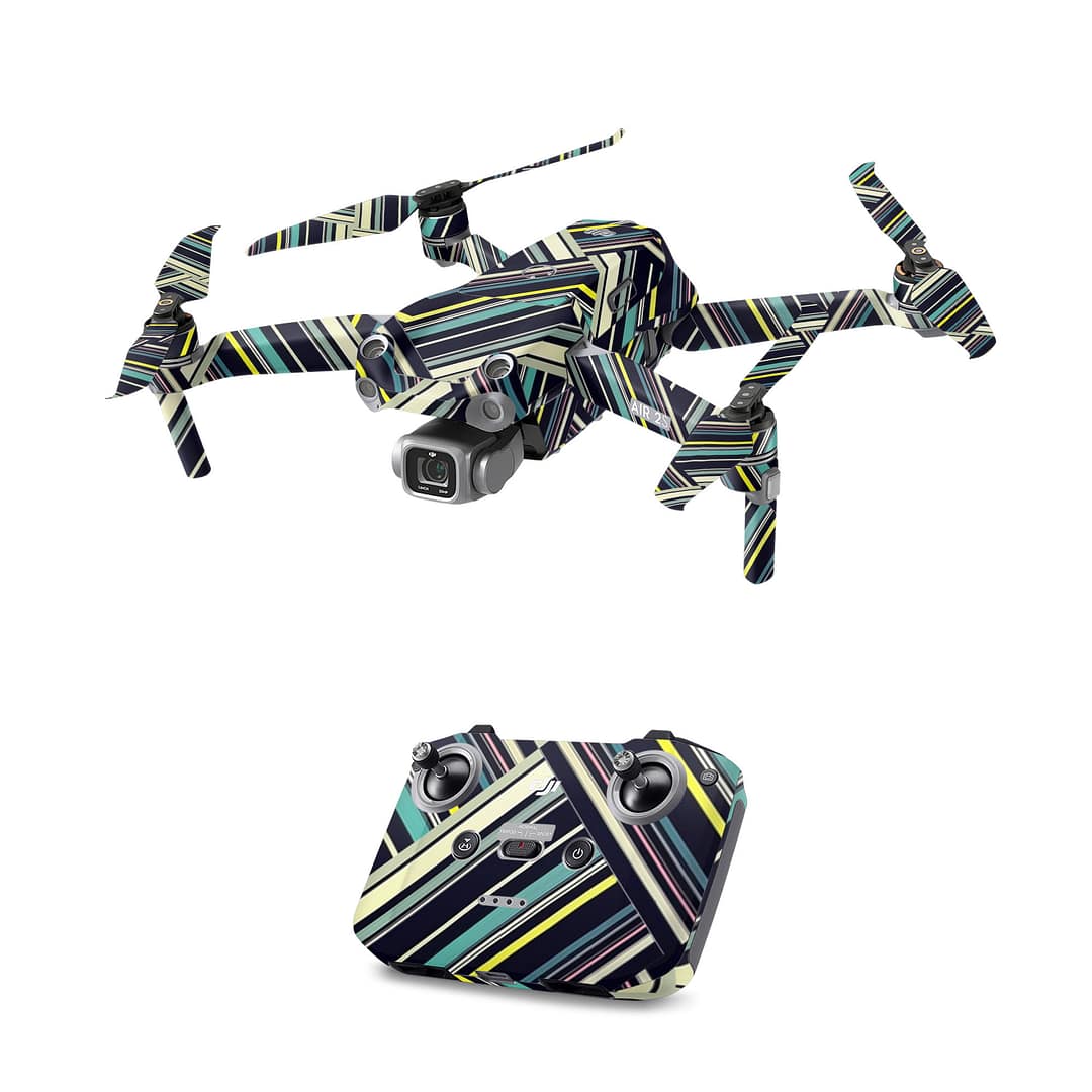 Dji mavic air 2s striped abstract skin | wrapitskin