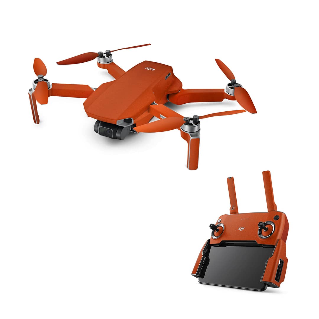 Dji mavic mini glossy fiery orange skin | wrapitskin