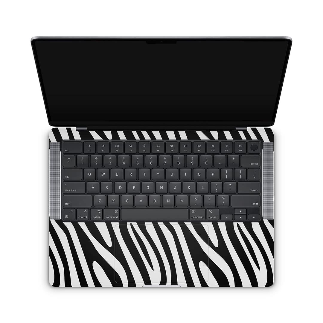 Macbook pro 14'' (2021) black and white skin | wrapitskin