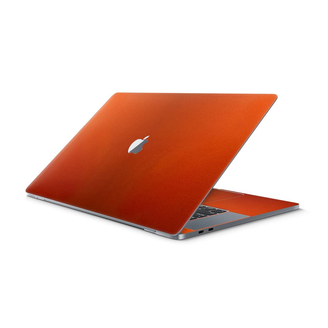 Macbook pro 16'' (touch bar,2019) glossy fiery orange skin | wrapitskin