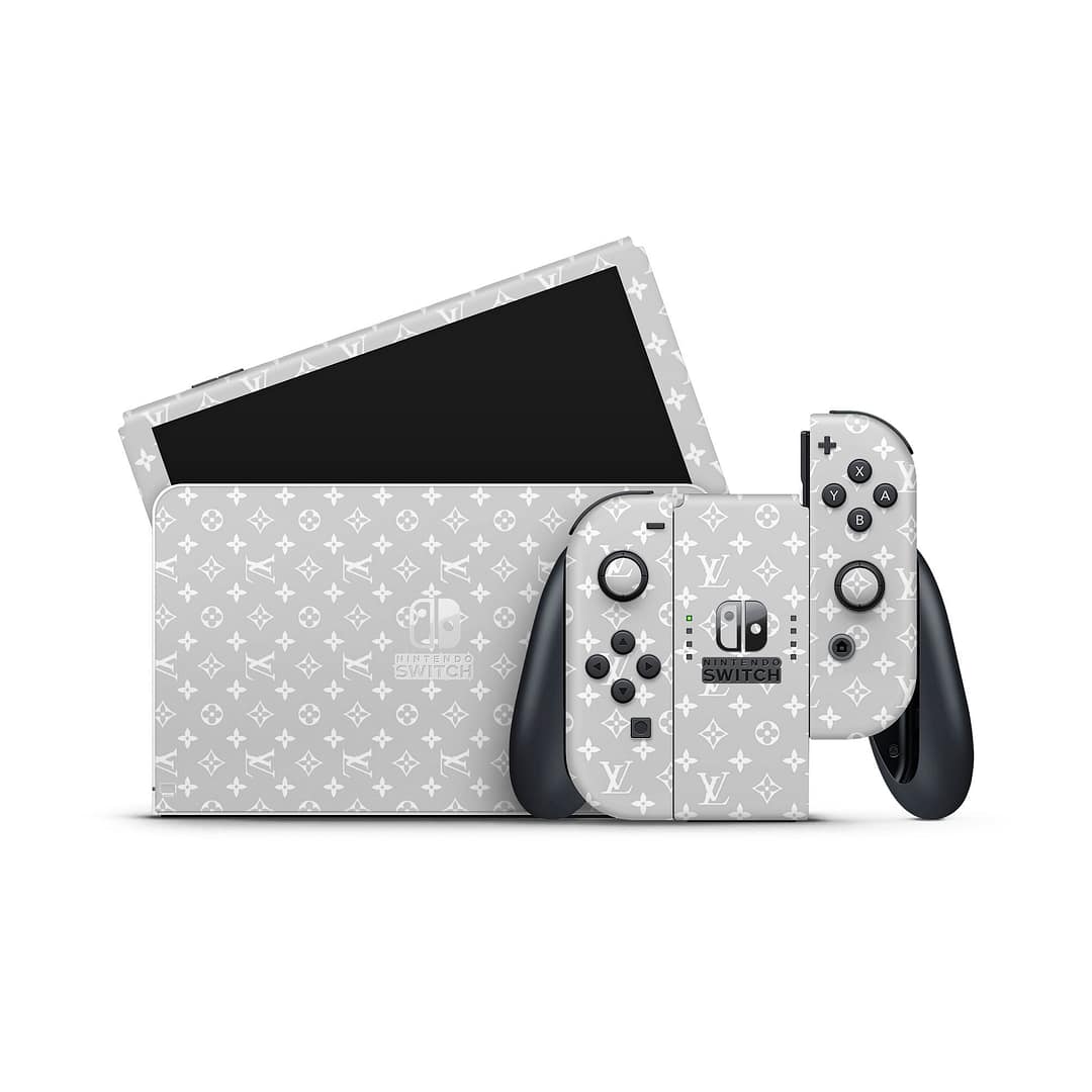 Nintendo switch oled lv luxe art skin | wrapitskin