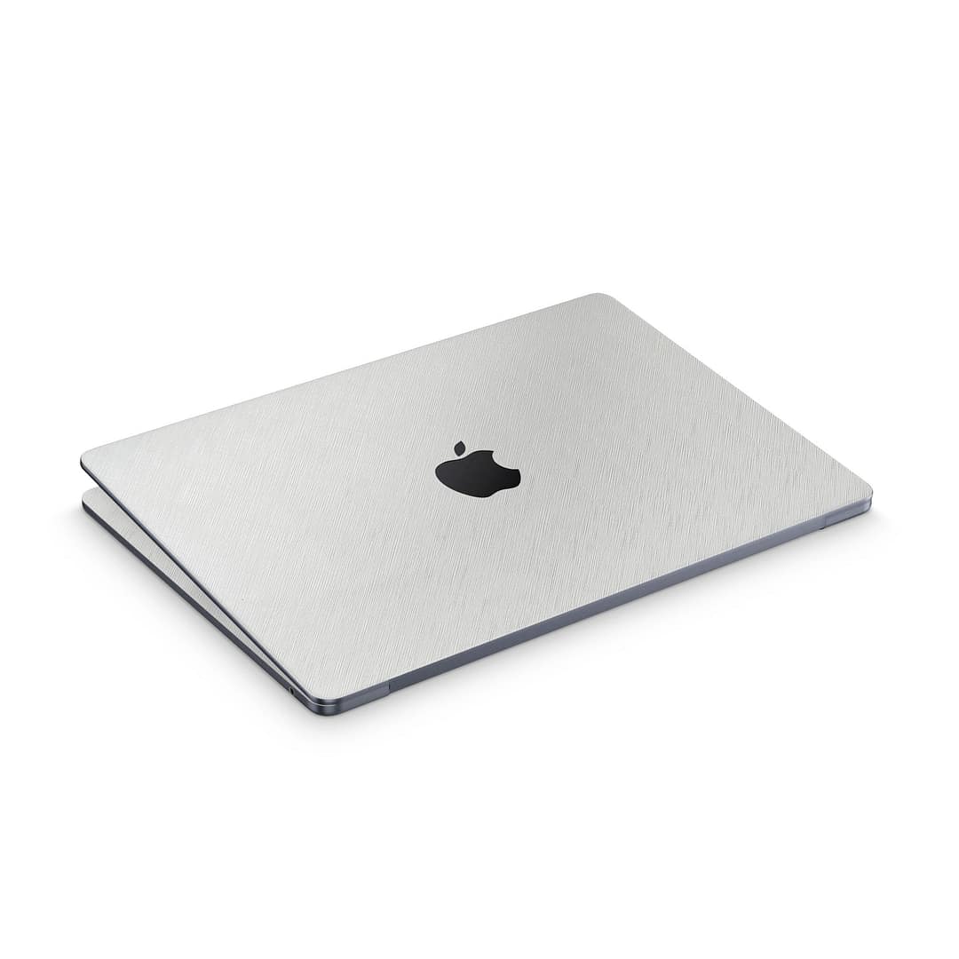 Macbook air 13. 6'' m2 2022 cross metal white skin | wrapitskin