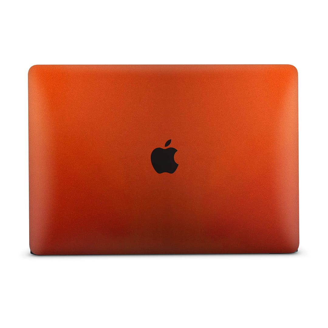 Macbook air 13'' (2018) glossy fiery orange skin | wrapitskin