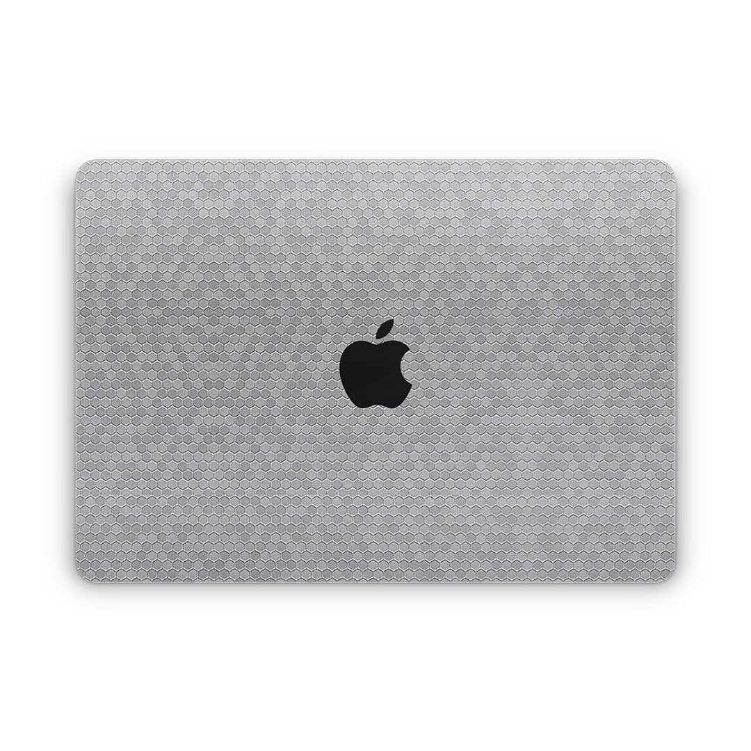 Macbook air 13. 6'' m2 2022 honeycomb silver skin | wrapitskin
