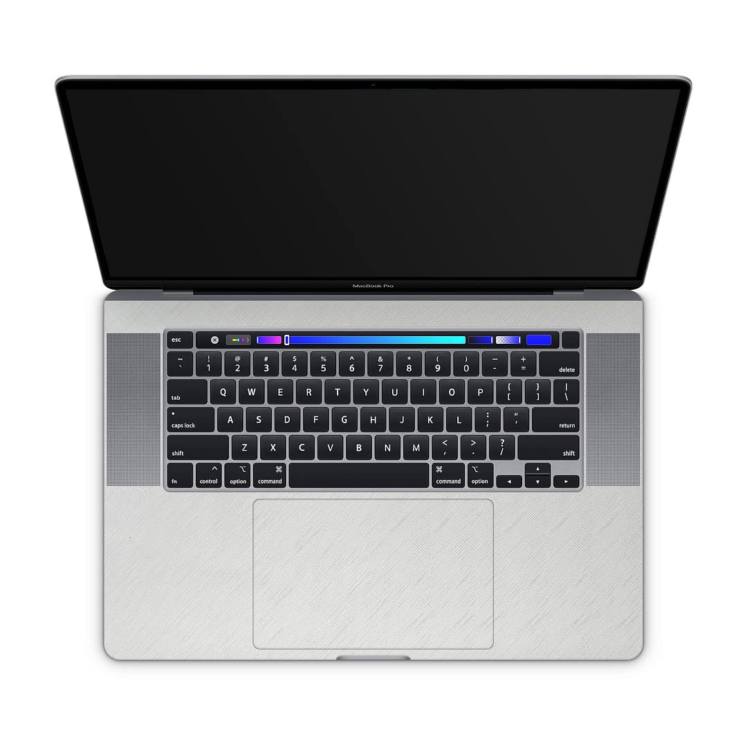Macbook pro 16'' (touch bar,2019) cross metal white skin | wrapitskin