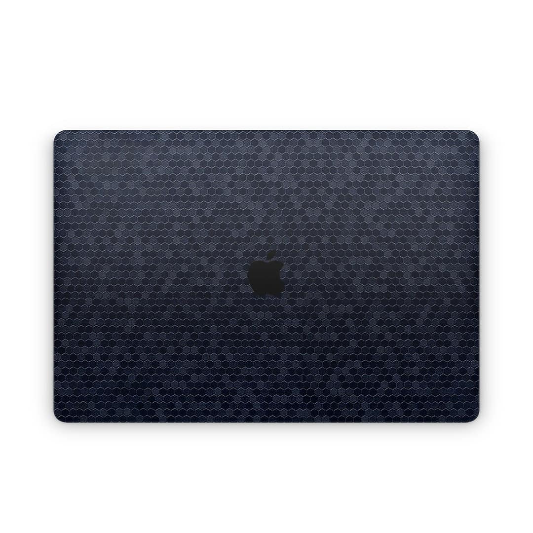 Macbook air 13'' (m1,2020) honeycomb blue skin | wrapitskin
