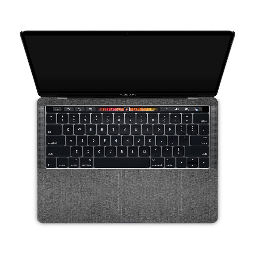 Macbook pro 13'' (touch bar,2018) woven metal skin | wrapitskin