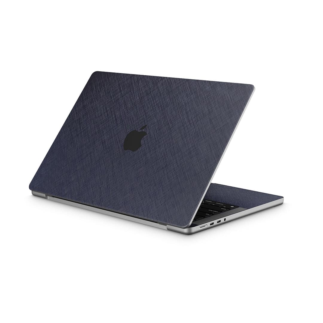 Macbook pro 14'' (2021) cross metal blue skin | wrapitskin