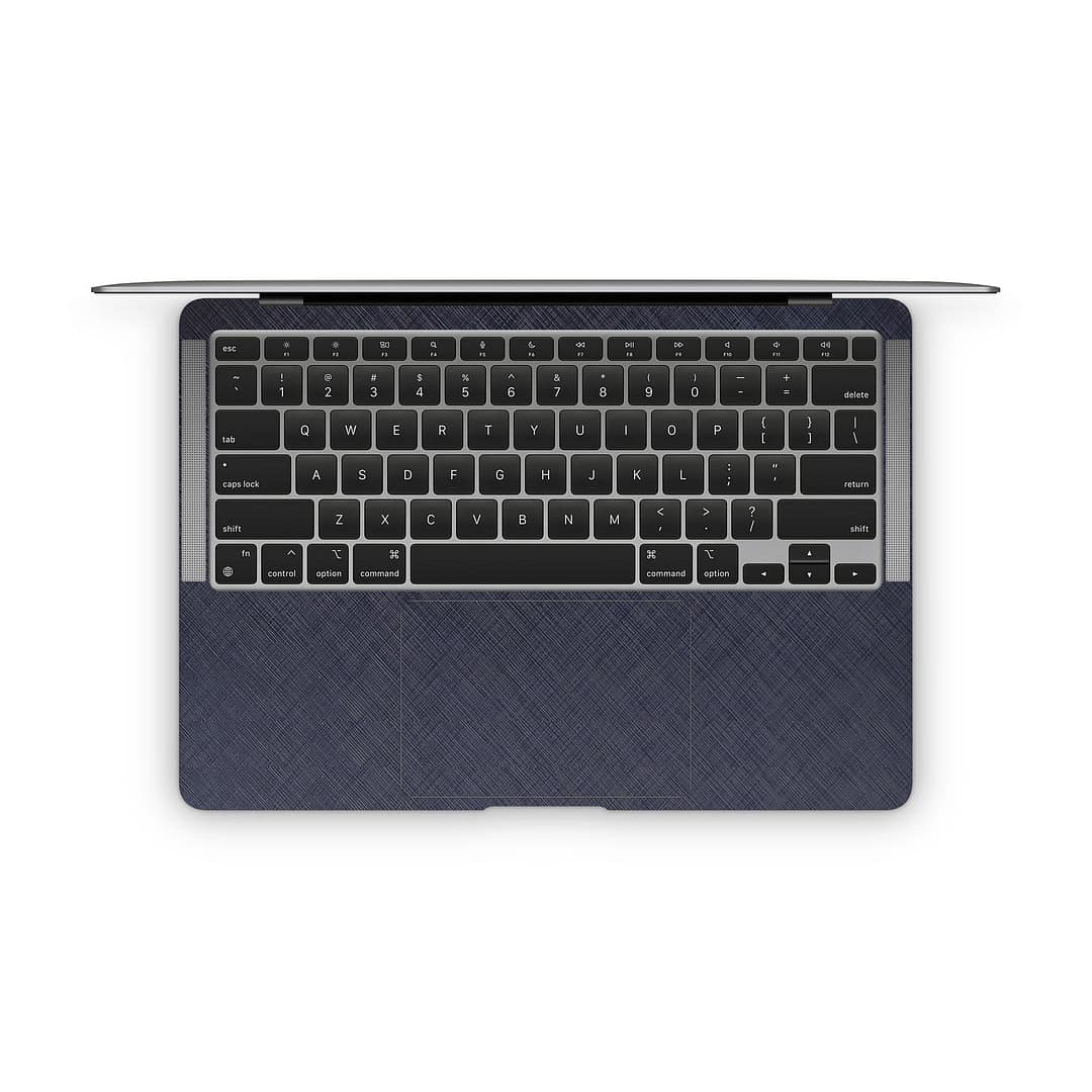 Macbook air 13'' (m1,2020) cross metal blue skin | wrapitskin
