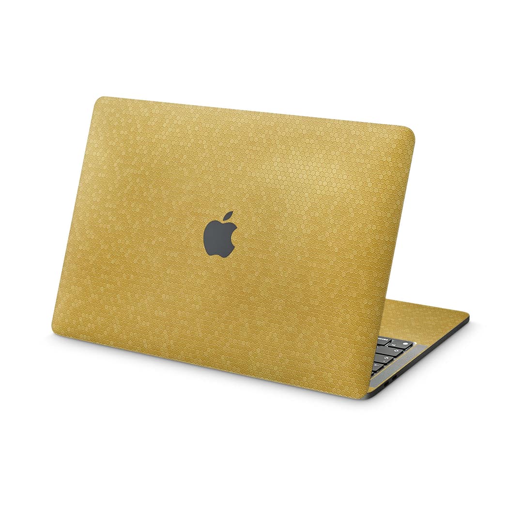 Macbook pro 13'' (m1 2020) honeycomb gold skin | wrapitskin