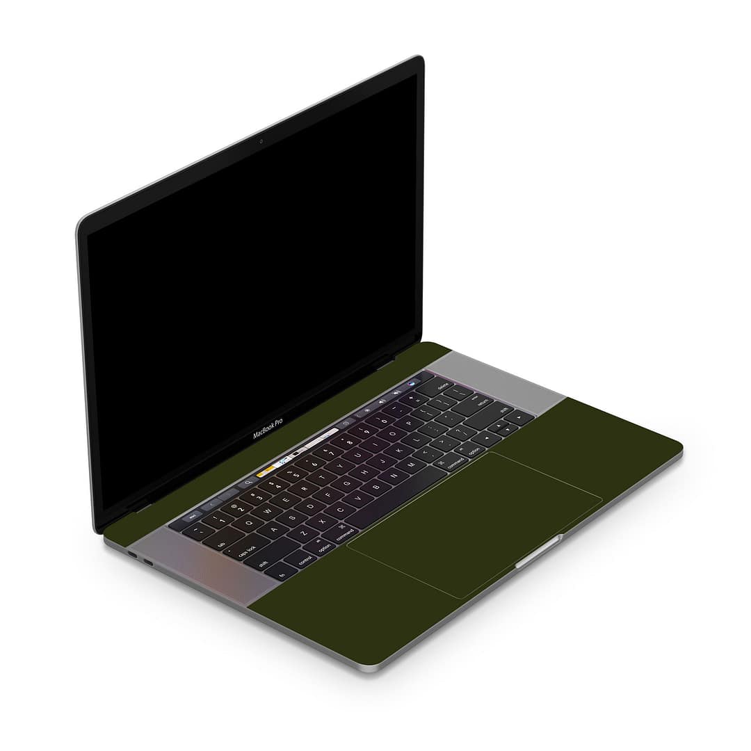 Macbook pro 15'' (2017) matte military green skin | wrapitskin