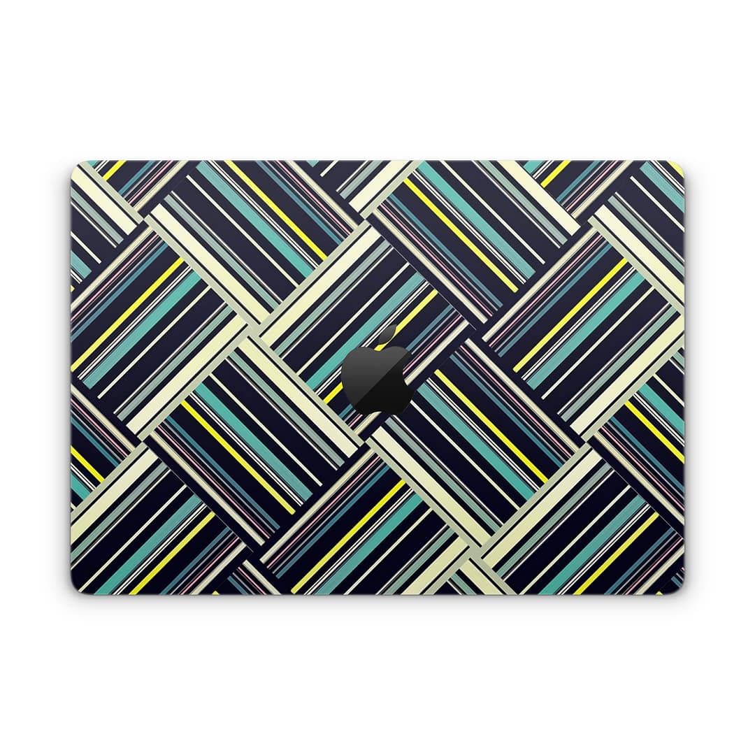 Macbook pro 14'' (2021) striped abstract skin | wrapitskin