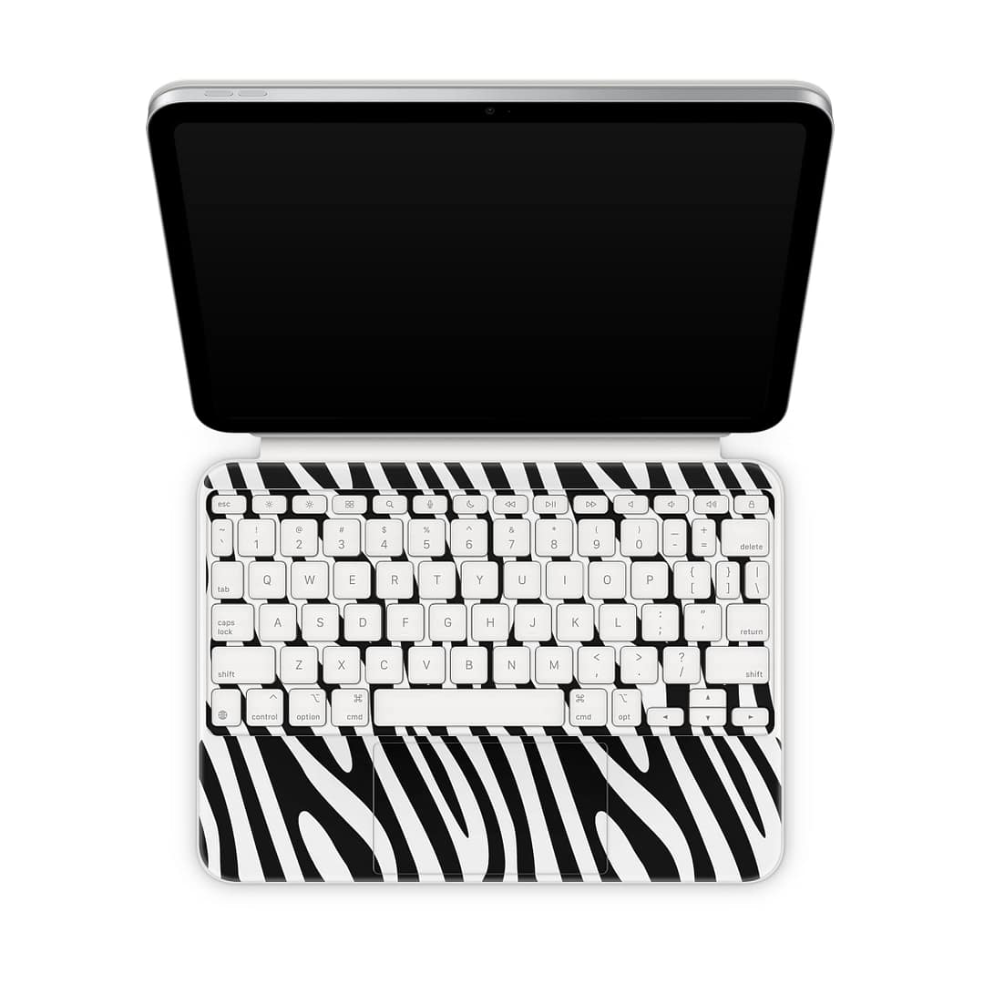 Magic keyboard ipad 10. 9'' gen 10 black and white skin | wrapitskin