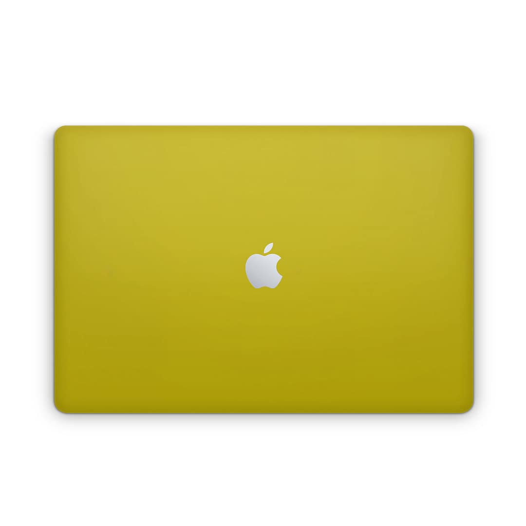 Macbook pro 16'' (touch bar,2019) bitter yellow skin | wrapitskin