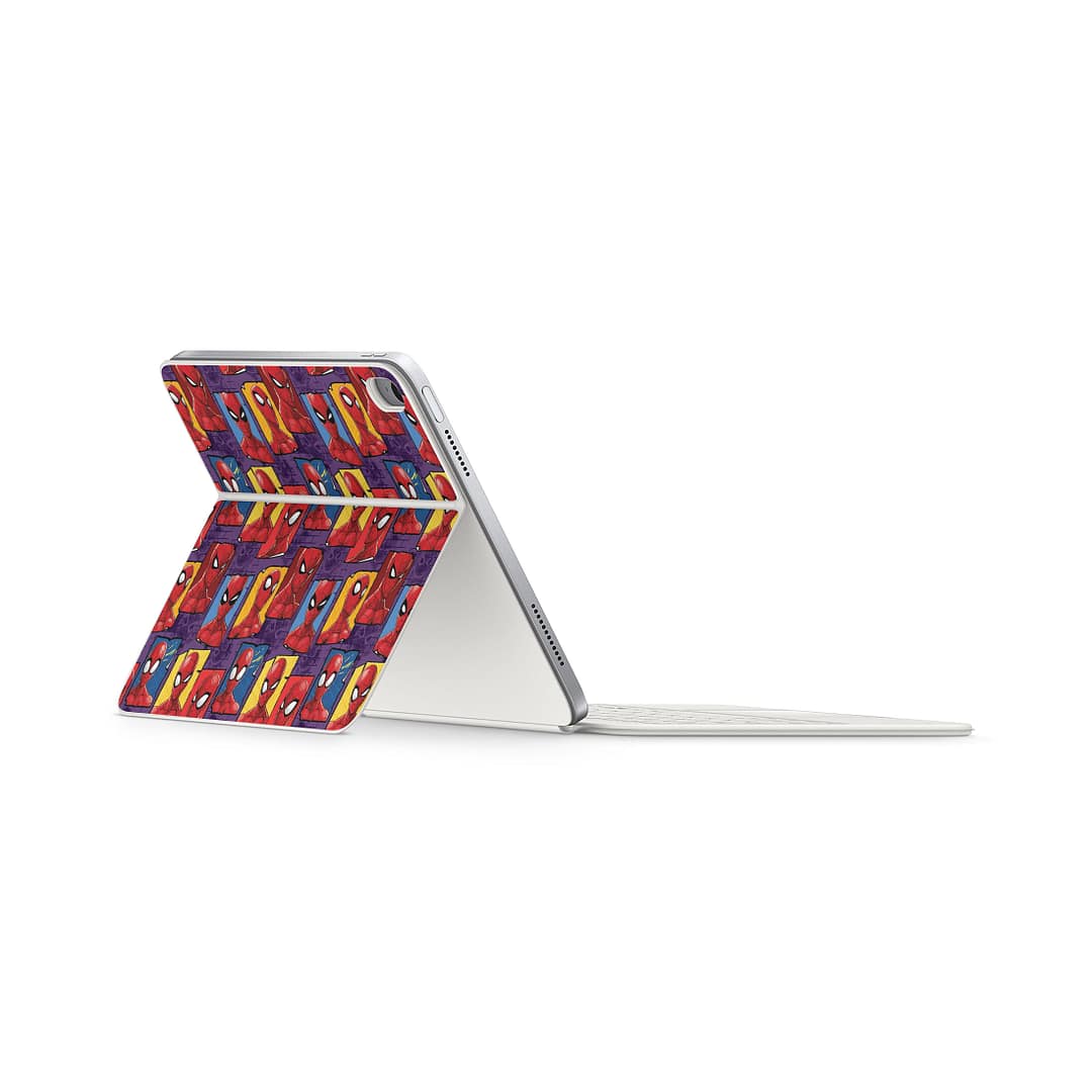 Magic keyboard ipad 10. 9'' gen 10 spidey's world skin | wrapitskin