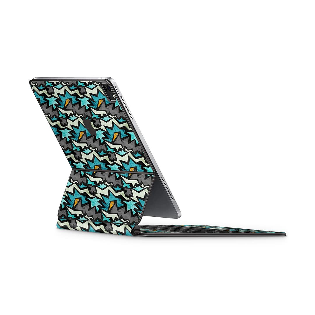 Magic keyboard ipad pro 12. 9'' gen 4 graffiti harmony skin | wrapitskin