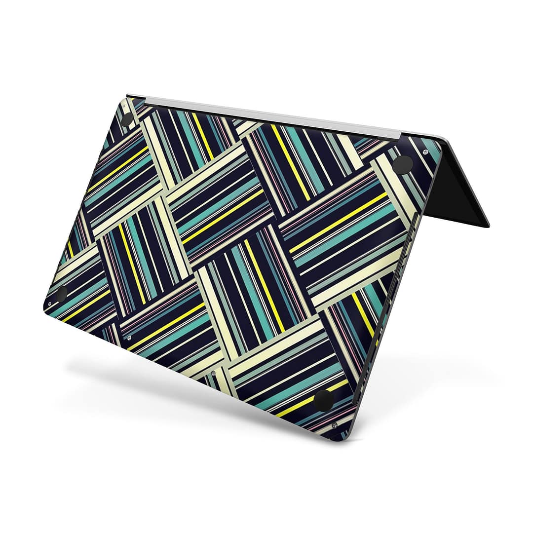 Macbook pro 16'' (touch bar,2019) striped abstract skin | wrapitskin