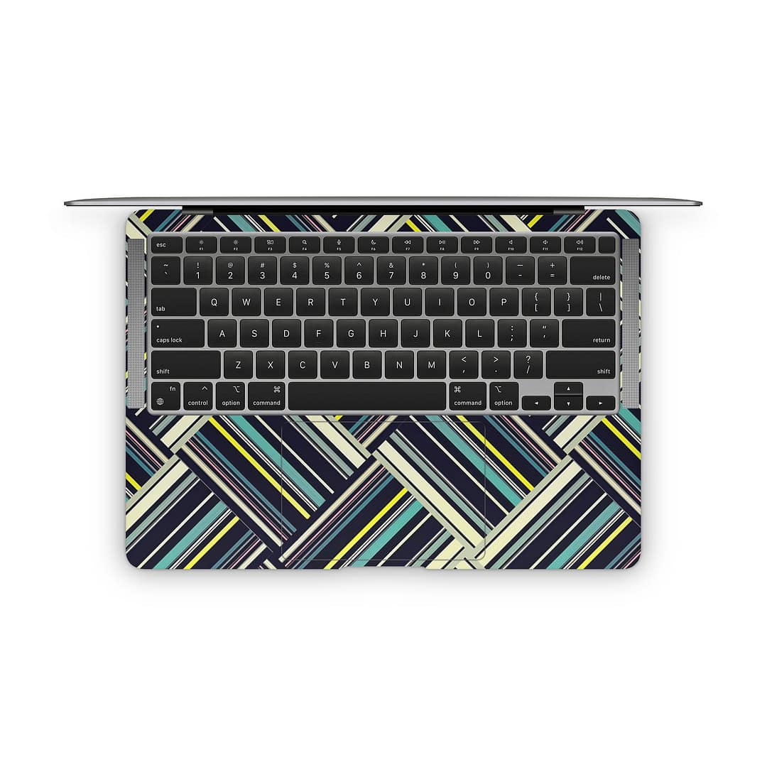 Macbook air 13'' (m1,2020) striped abstract skin | wrapitskin
