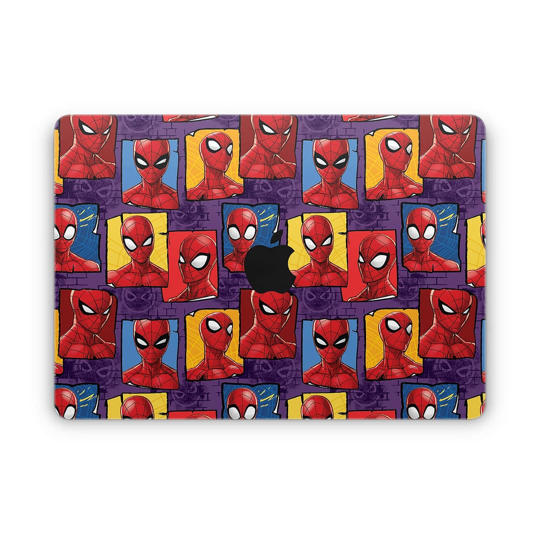 Macbook air 13. 6'' m2 2022 spidey's world skin | wrapitskin