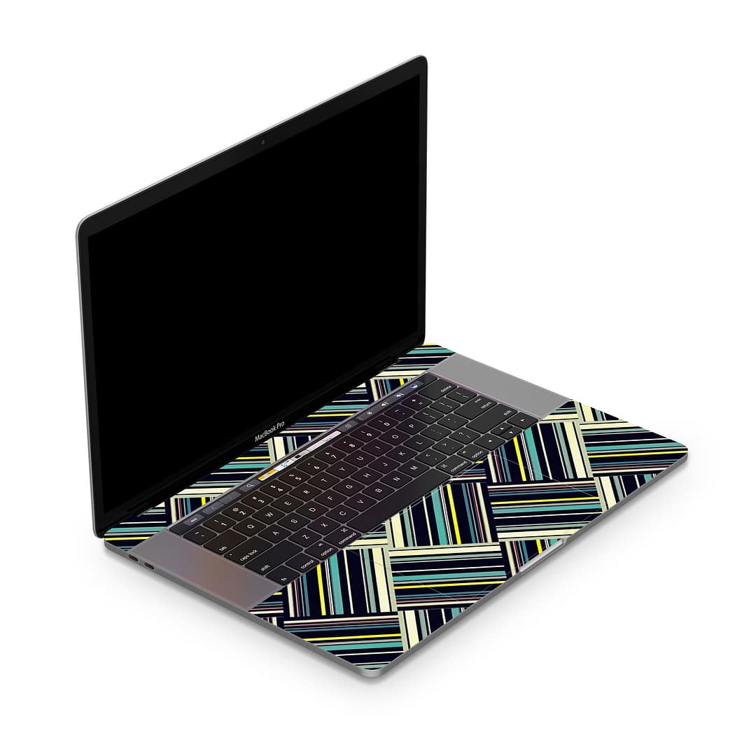 Macbook pro 15'' (2017) striped abstract skin | wrapitskin