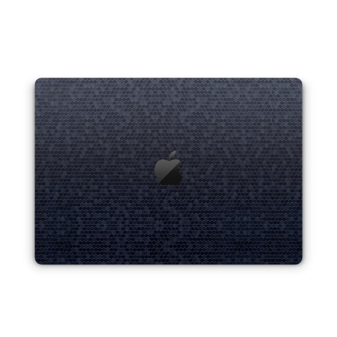Macbook pro 16'' (m1,2021) honeycomb blue skin | wrapitskin