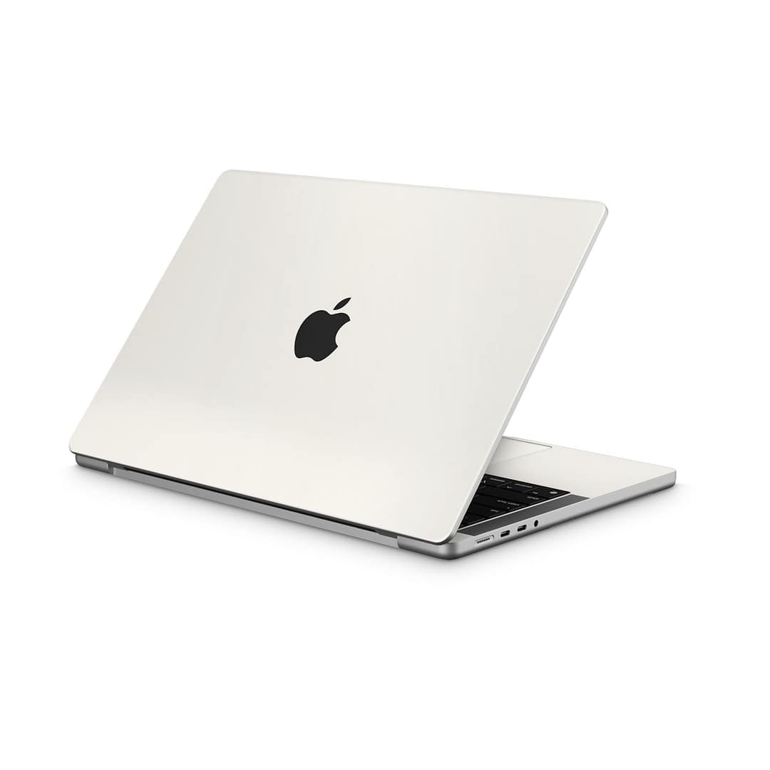 Macbook pro 14'' (2021) pearl white skin | wrapitskin