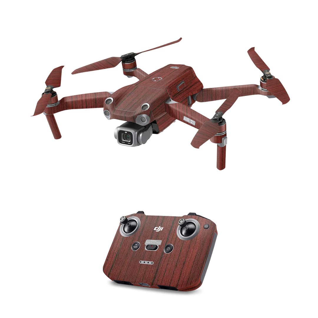 Dji mavic air 2s padauk wood skin | wrapitskin