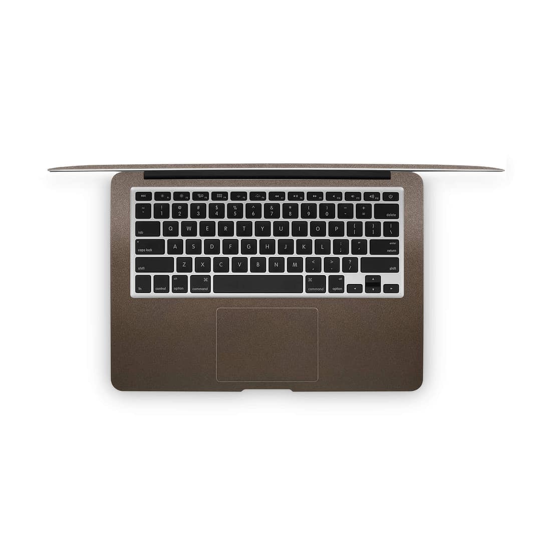 Macbook air 13'' (2010-2017) matte brown metallic skin | wrapitskin