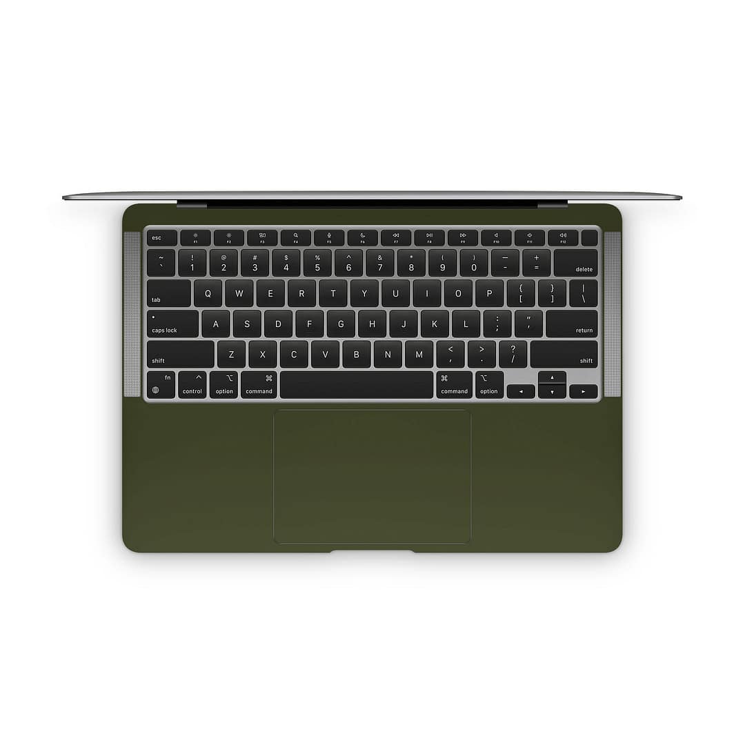 Macbook air 13'' (m1,2020) matte military green skin | wrapitskin