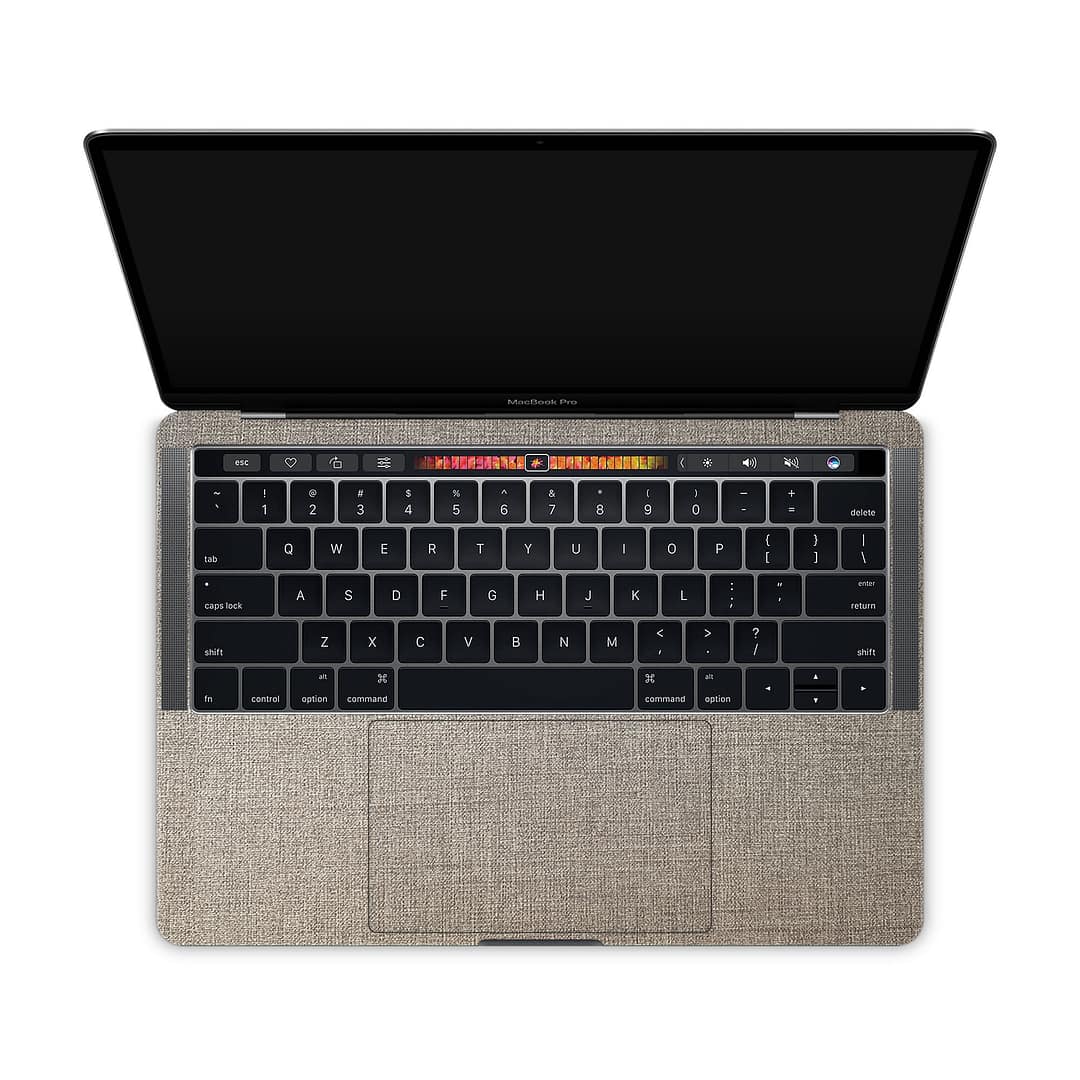 Macbook pro 13'' (touch bar,2018) denim tan skin | wrapitskin