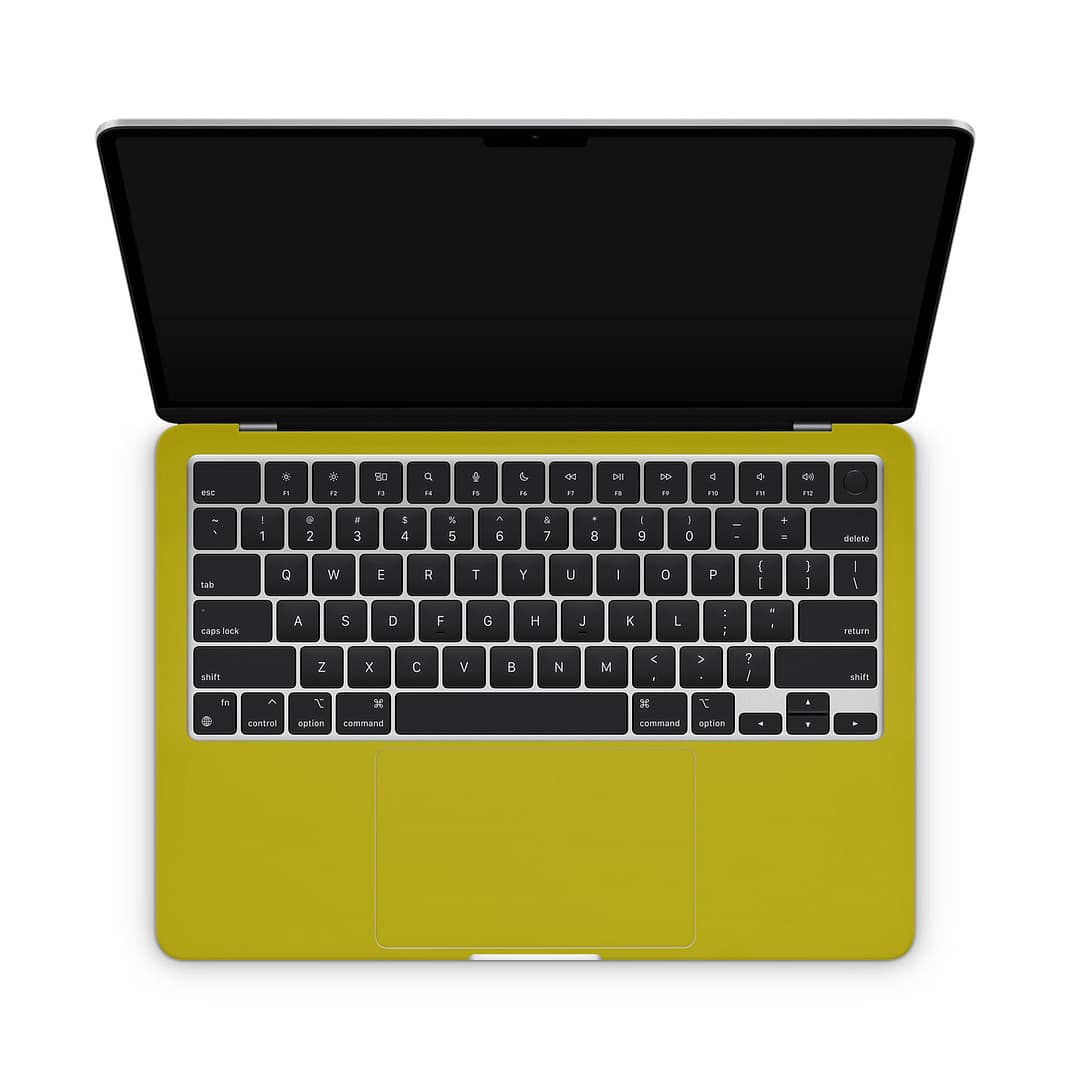 Macbook air 13. 6'' m2 2022 bitter yellow skin | wrapitskin