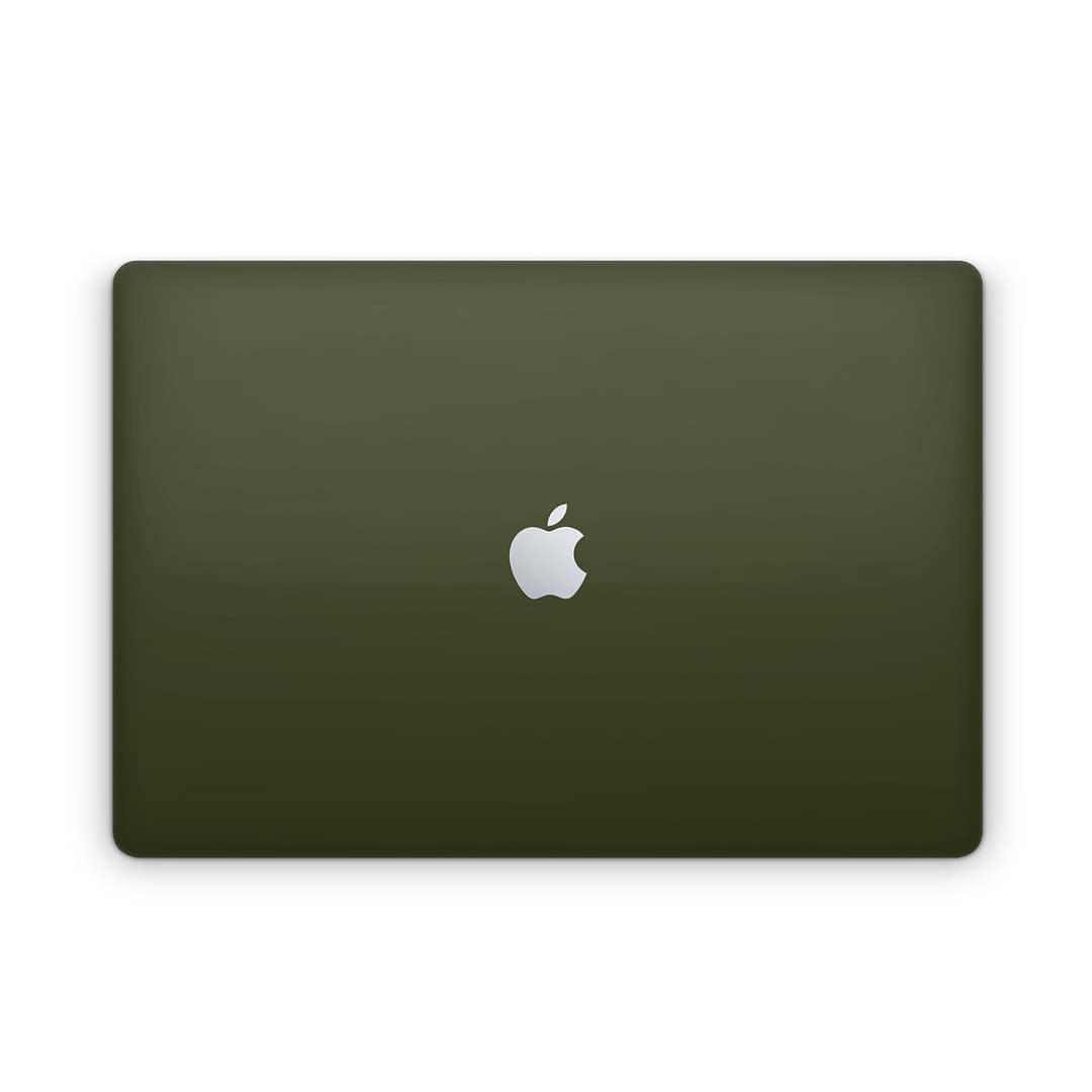Macbook pro 16'' (touch bar,2019) matte military green skin | wrapitskin