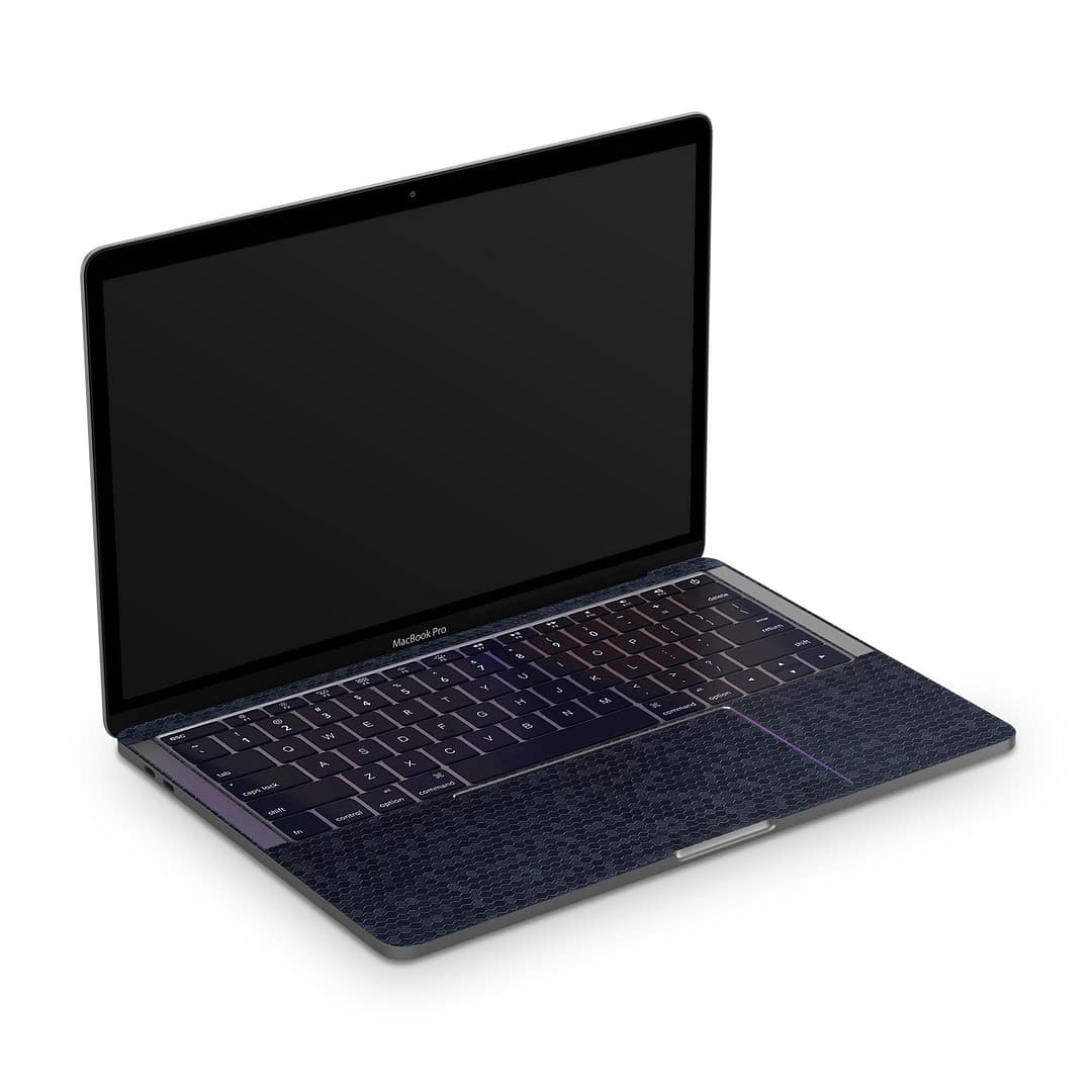Macbook pro 13'' (2016-2018) honeycomb blue skin | wrapitskin