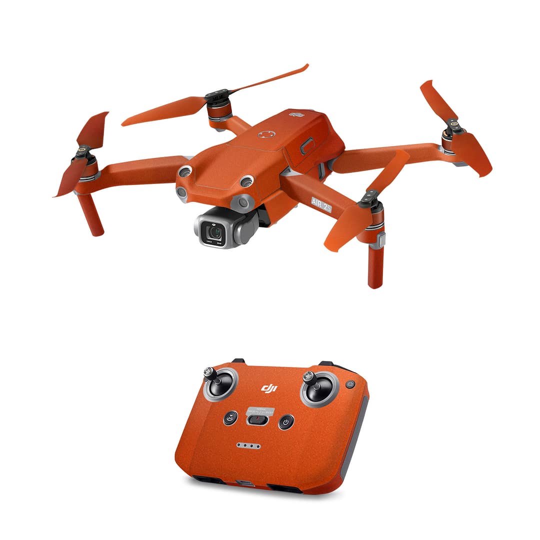 Dji mavic air 2s glossy fiery orange skin | wrapitskin