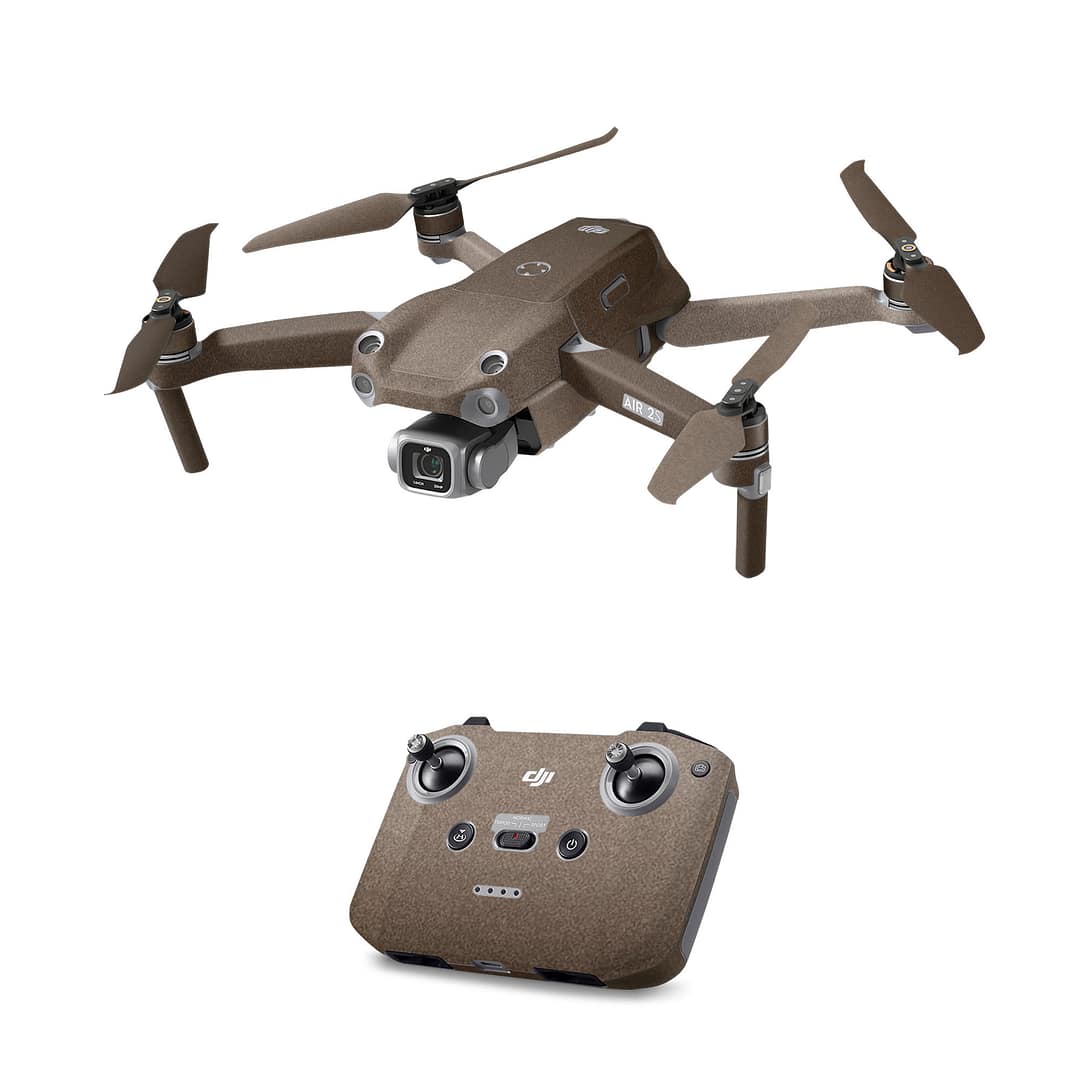 Dji mavic air 2s matte brown metallic skin | wrapitskin