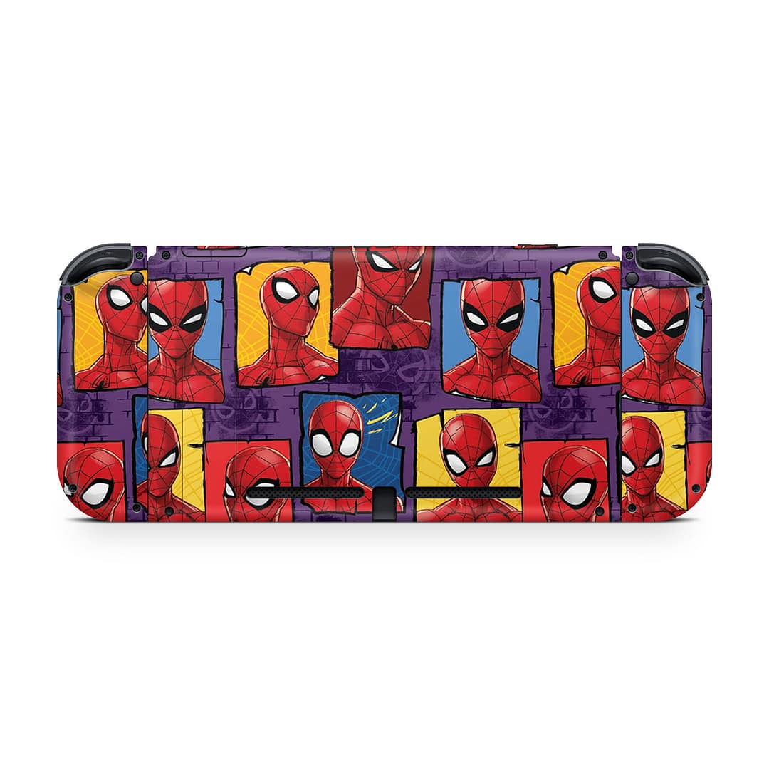 Nintendo switch spidey's world skin | wrapitskin