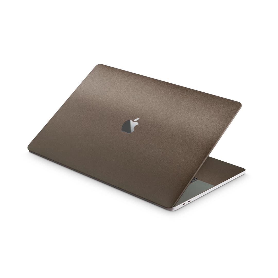 Macbook pro 15'' (2018-2019) matte brown metallic skin | wrapitskin