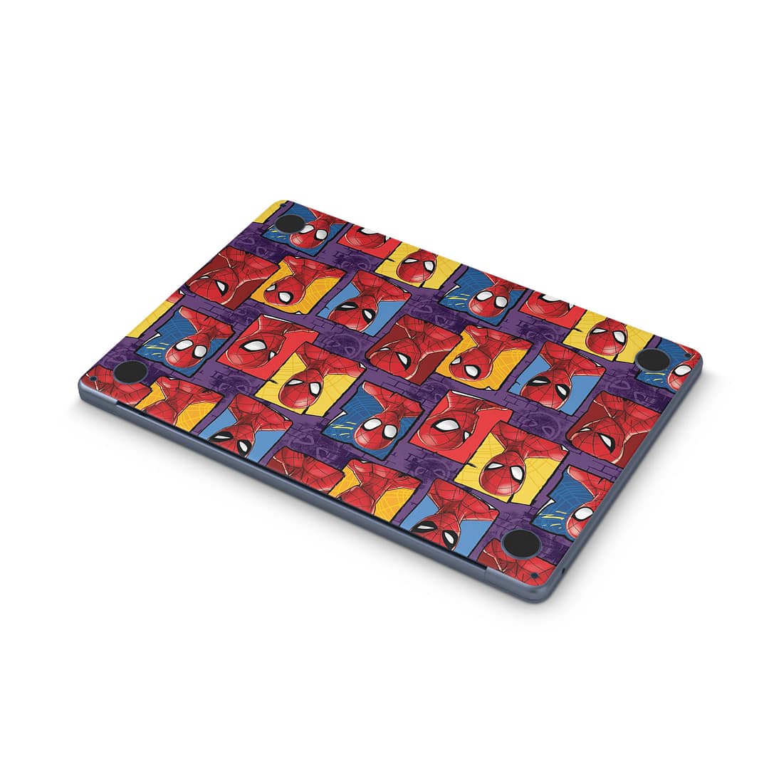 Macbook air 13. 6'' m2 2022 spidey's world skin | wrapitskin