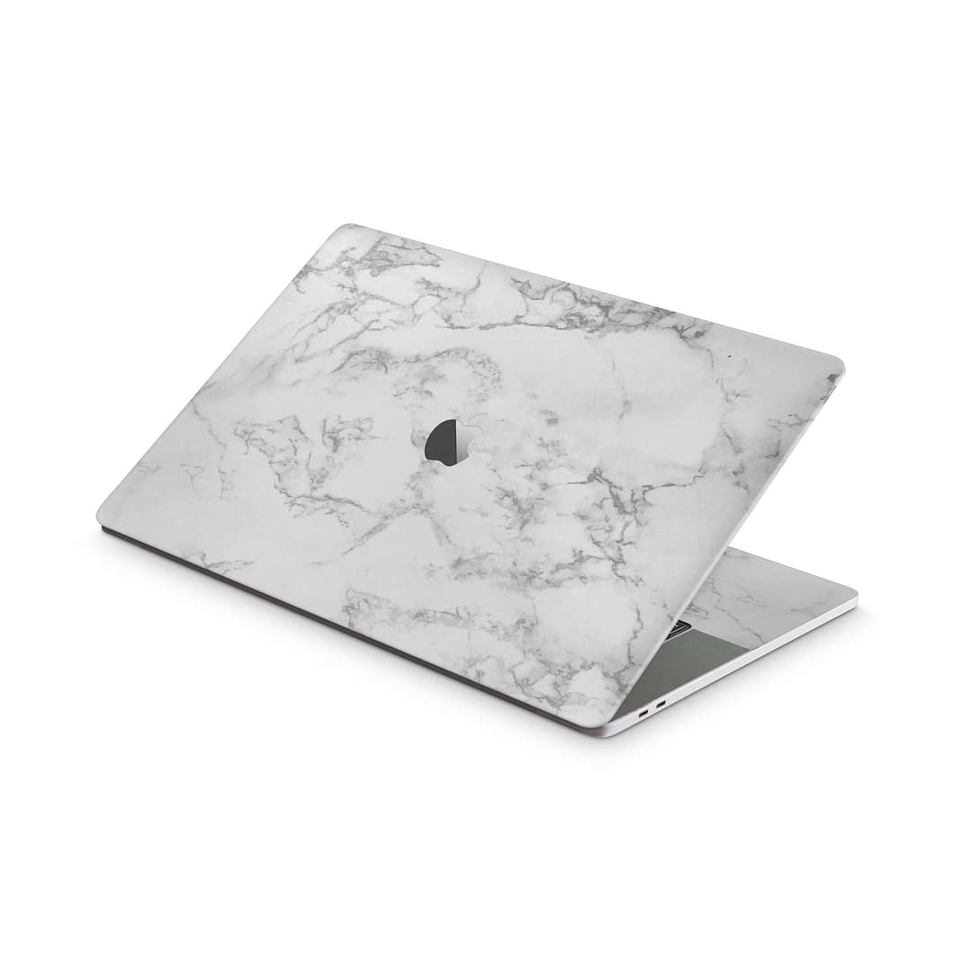 Macbook pro 15'' (2018-2019) marble white skin | wrapitskin