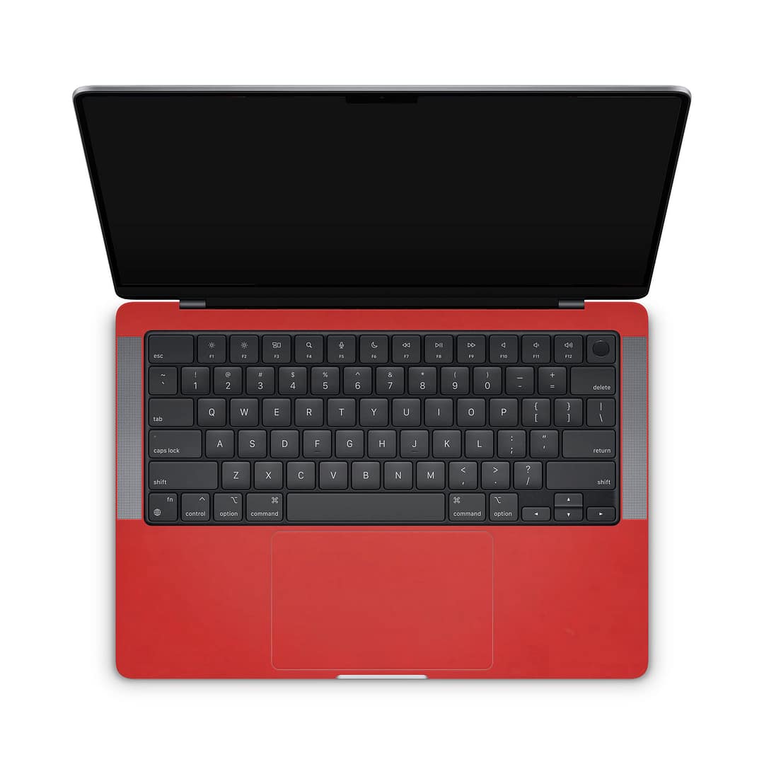 Macbook pro 14'' (2021) matte red skin | wrapitskin