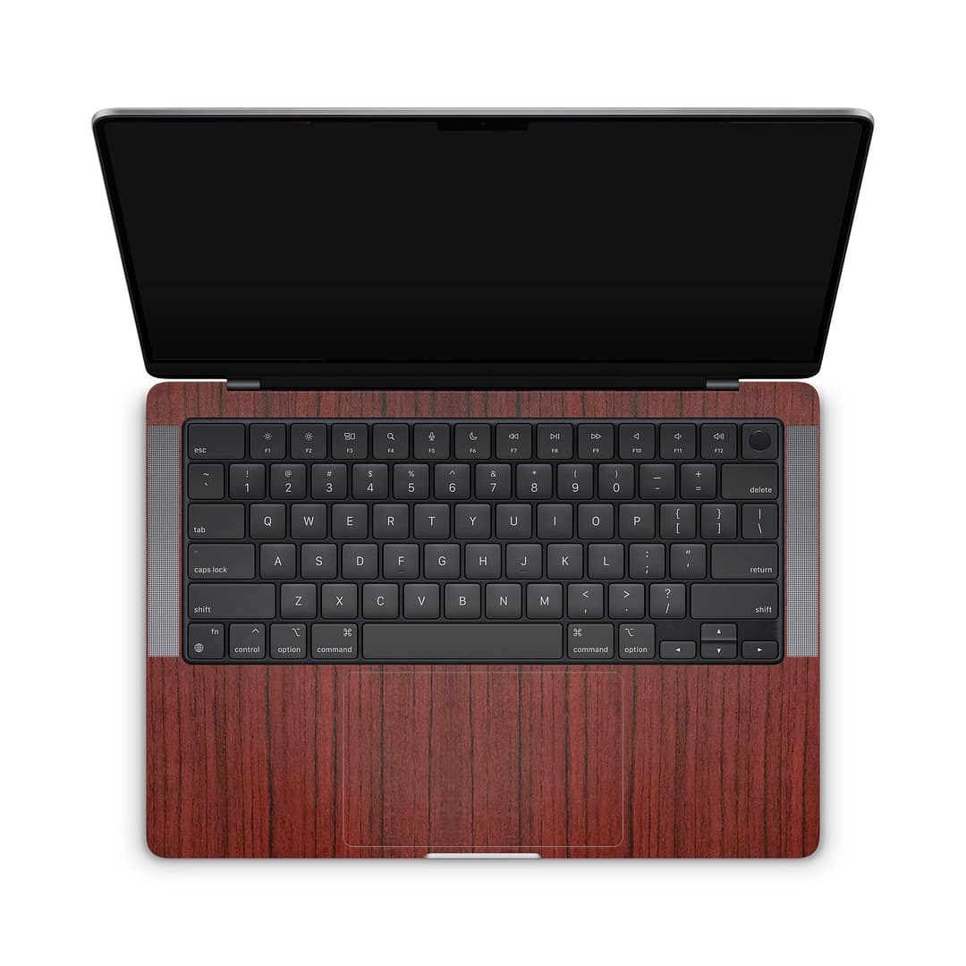 Macbook pro 14'' (2021) padauk wood skin | wrapitskin