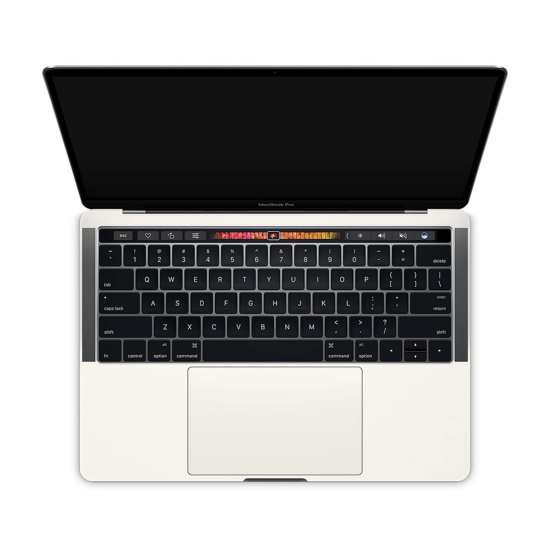 Macbook pro 13'' (touch bar,2018) pearl white skin | wrapitskin