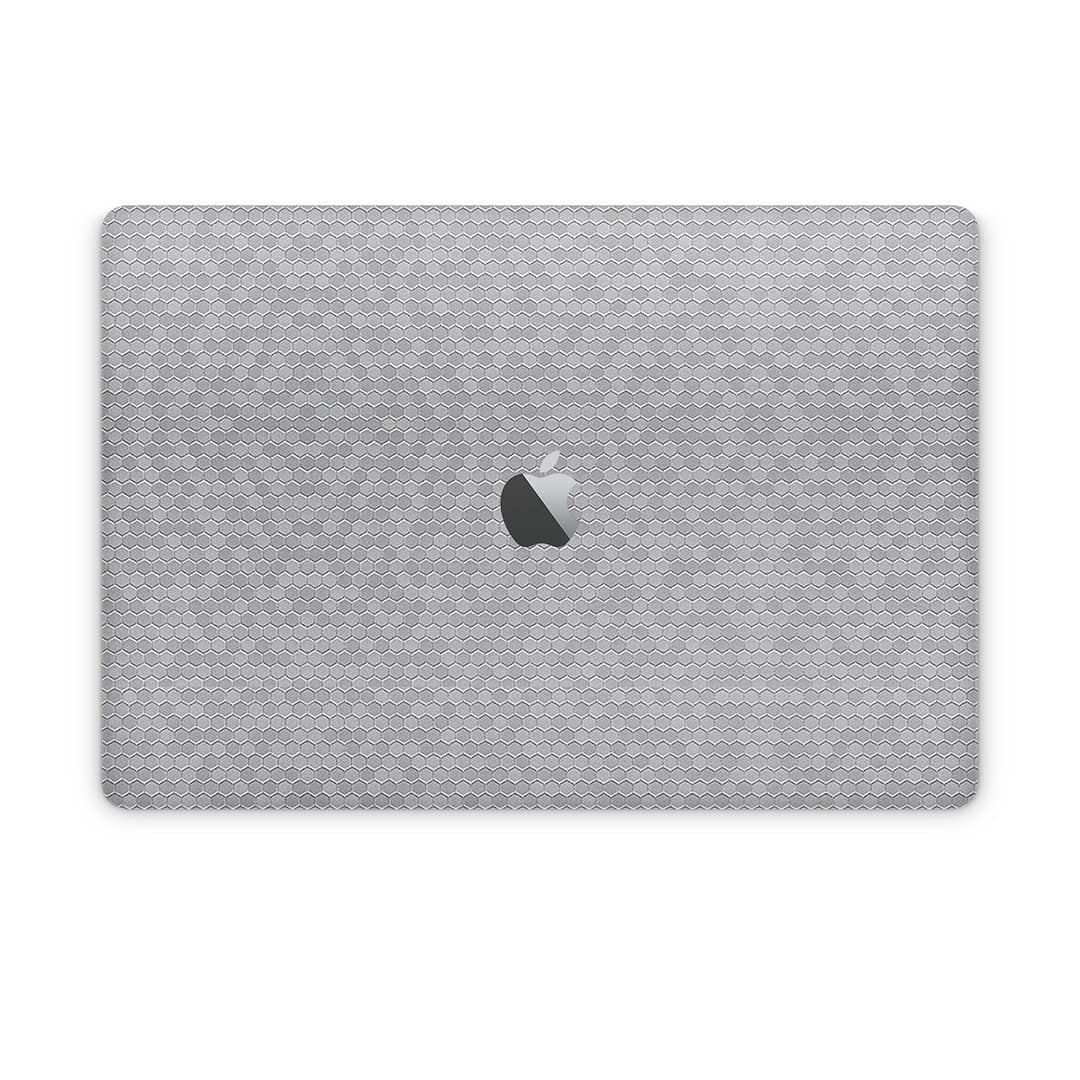 Macbook pro 15'' (2018-2019) honeycomb silver skin | wrapitskin