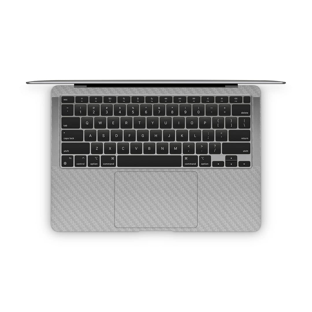 Macbook air 13'' (m1,2020) carbon fiber gray skin | wrapitskin