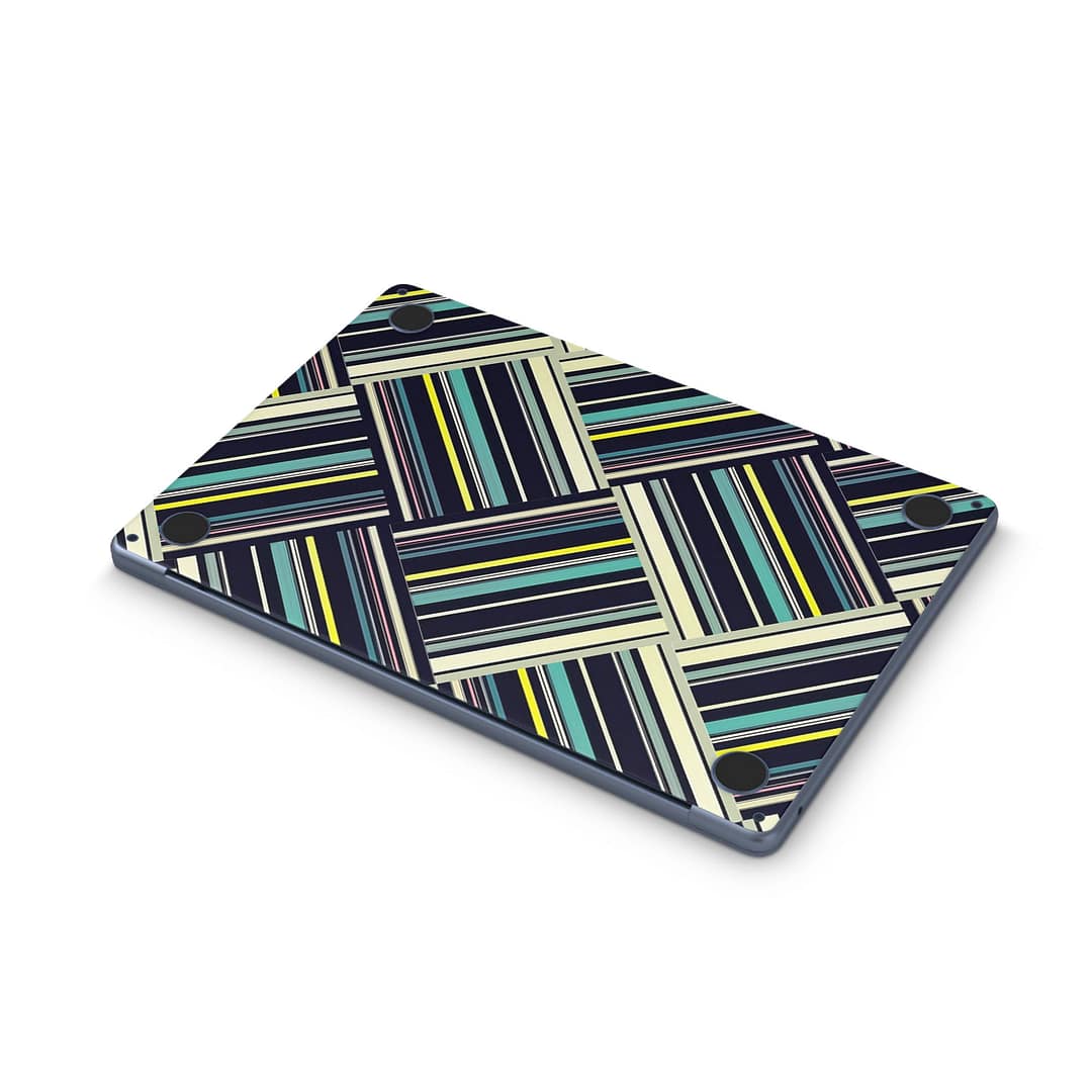 Macbook air 13. 6'' m2 2022 striped abstract skin | wrapitskin