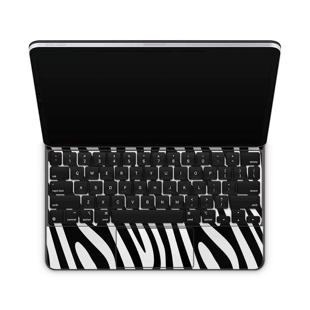 Magic keyboard ipad pro 12. 9'' gen 4 black and white skin | wrapitskin
