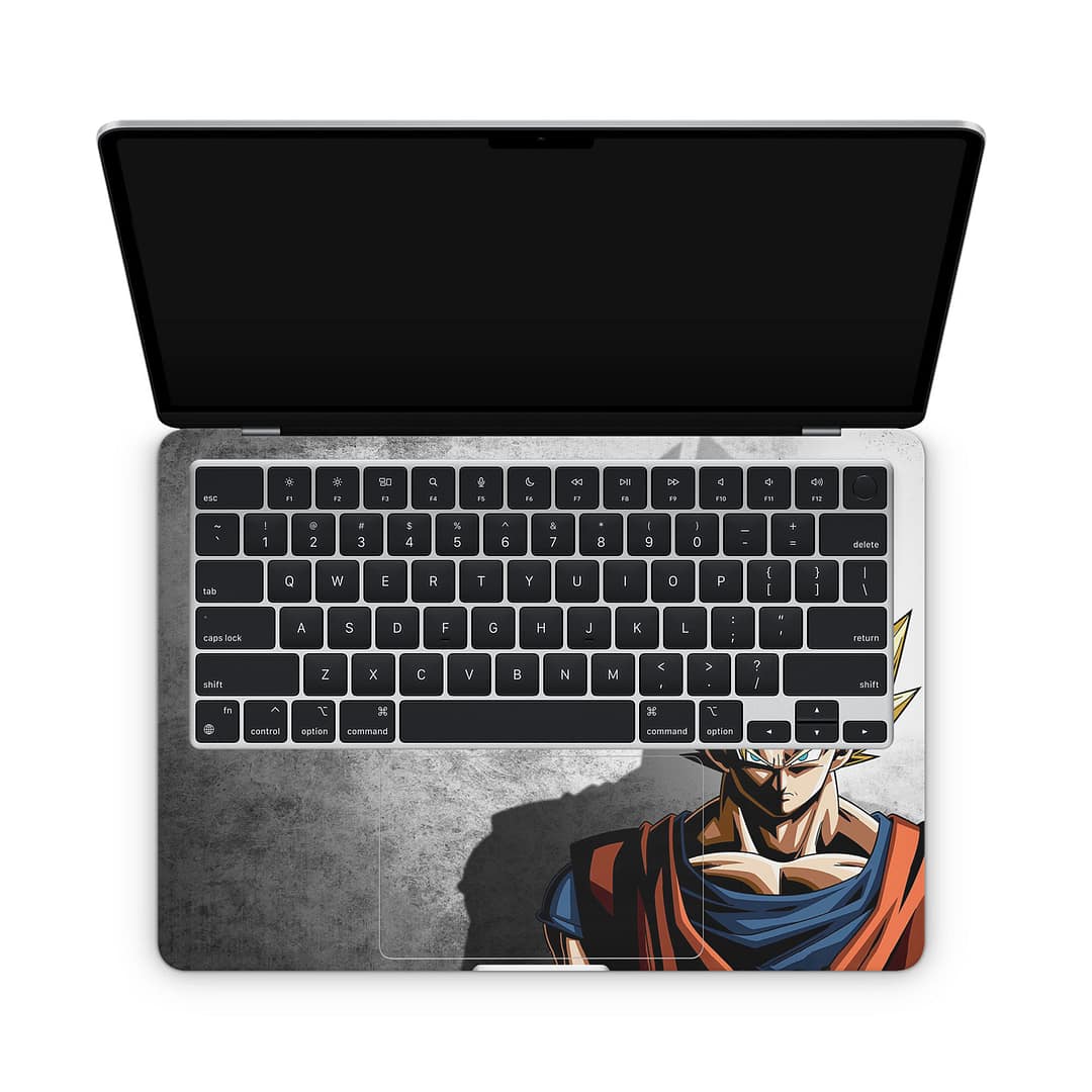 Macbook air 13. 6'' m2 2022 dragon ball z warrior skin | wrapitskin