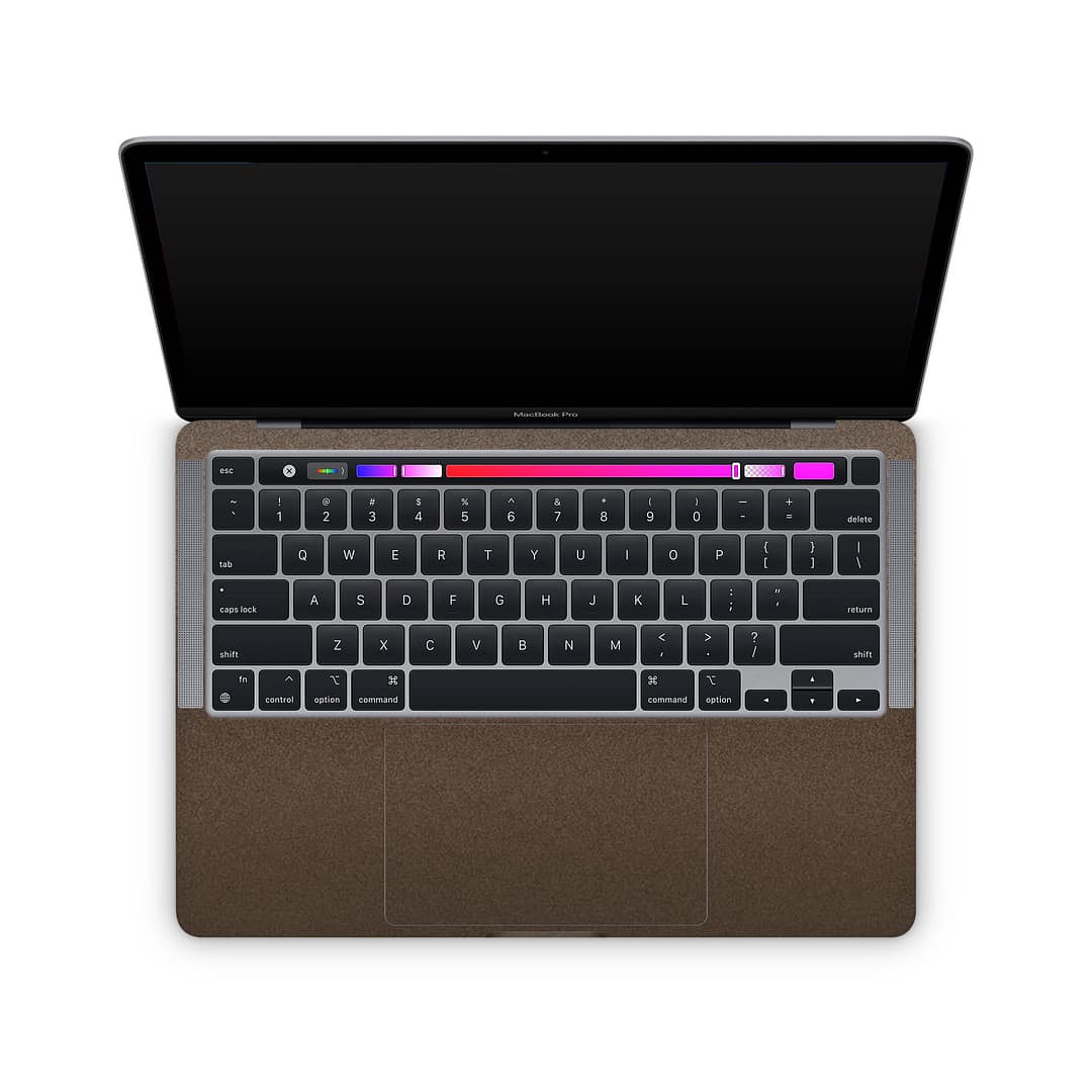 Macbook pro 13'' (m1 2020) matte brown metallic skin | wrapitskin