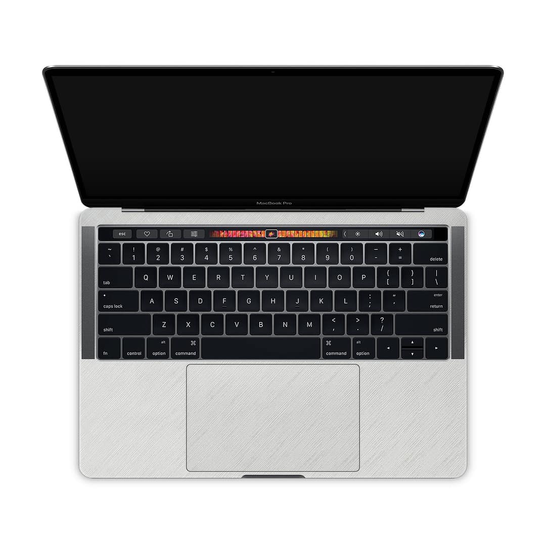 Macbook pro 13'' (touch bar,2018) cross metal white skin | wrapitskin